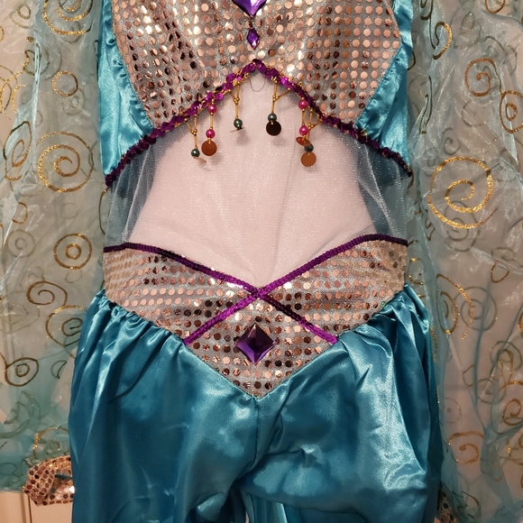 Plus Disney Aladdin Jasmine Women's Adult Costume XXL - Picture 3 of 14